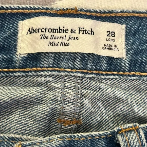 Abercrombie & Fitch The Barrel Jean Mid Rise - Picture 7 of 9
